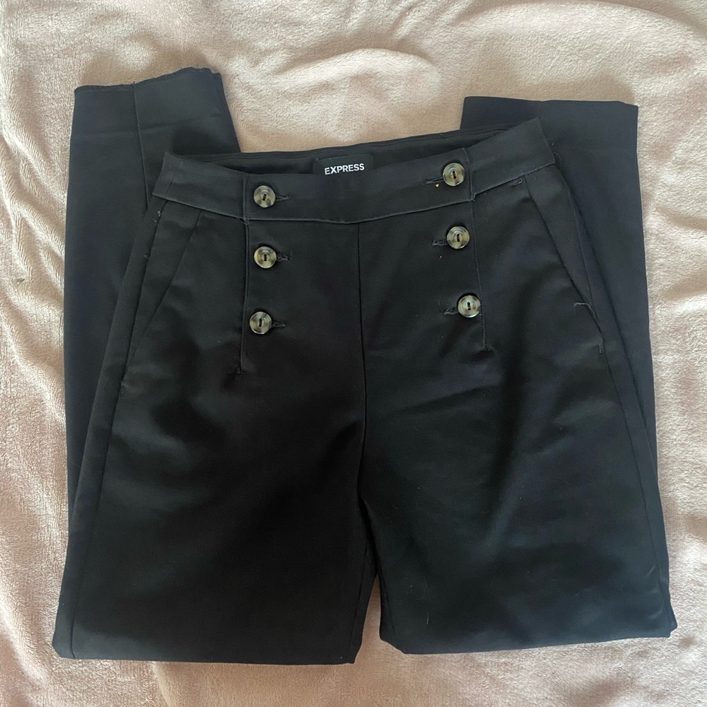 SALE Express black work pant with buttons